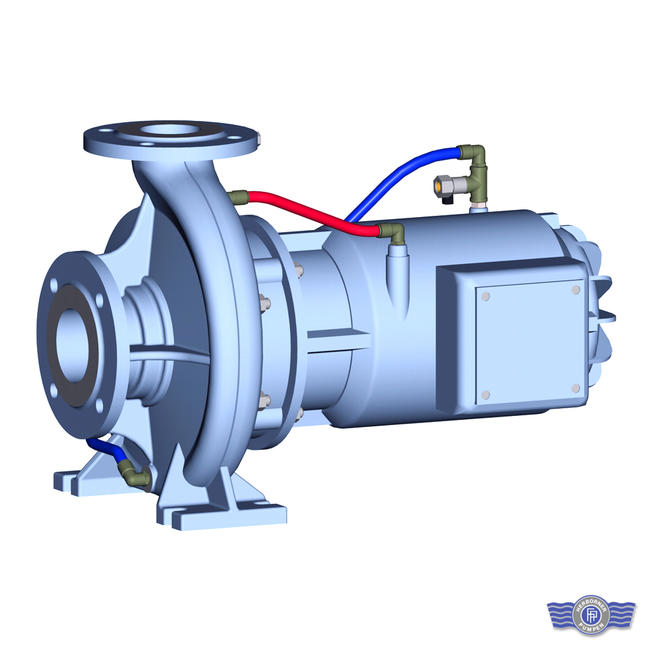 Herborner Pompen Uniblock GFC  zwembadpomp met watergekoelde motor