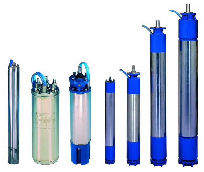Xylem Lowara Onderwater motoren / bronmotoren 4OS, L4C, L6C, L6W, L8W, L10W, L12W